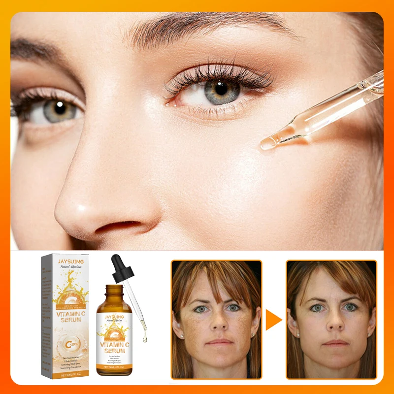 Sérum Anti-âge Anti-rides pour le visage, resserrement du visage, réduit les ridules des yeux, hydratant, sérum blanchissant pour les taches de rousseur_voghion.com