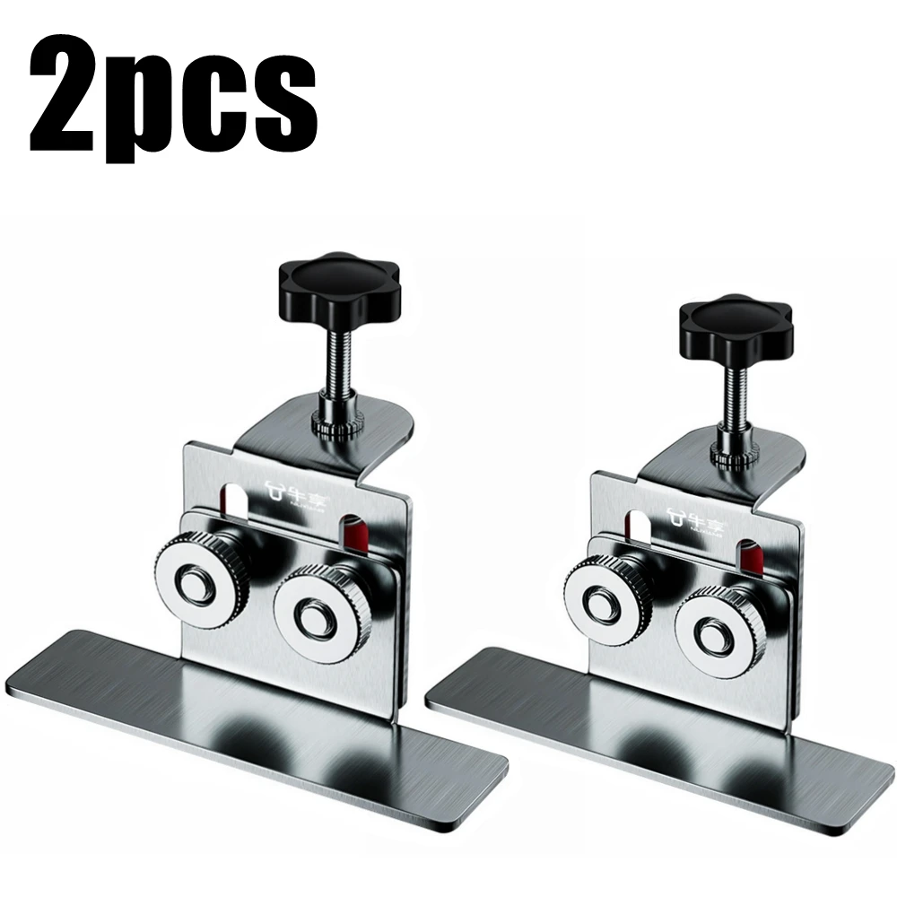 Cabinet Door Installation Tool Stainless Steel Cabinet Frame Fixture Household thumbnail 2