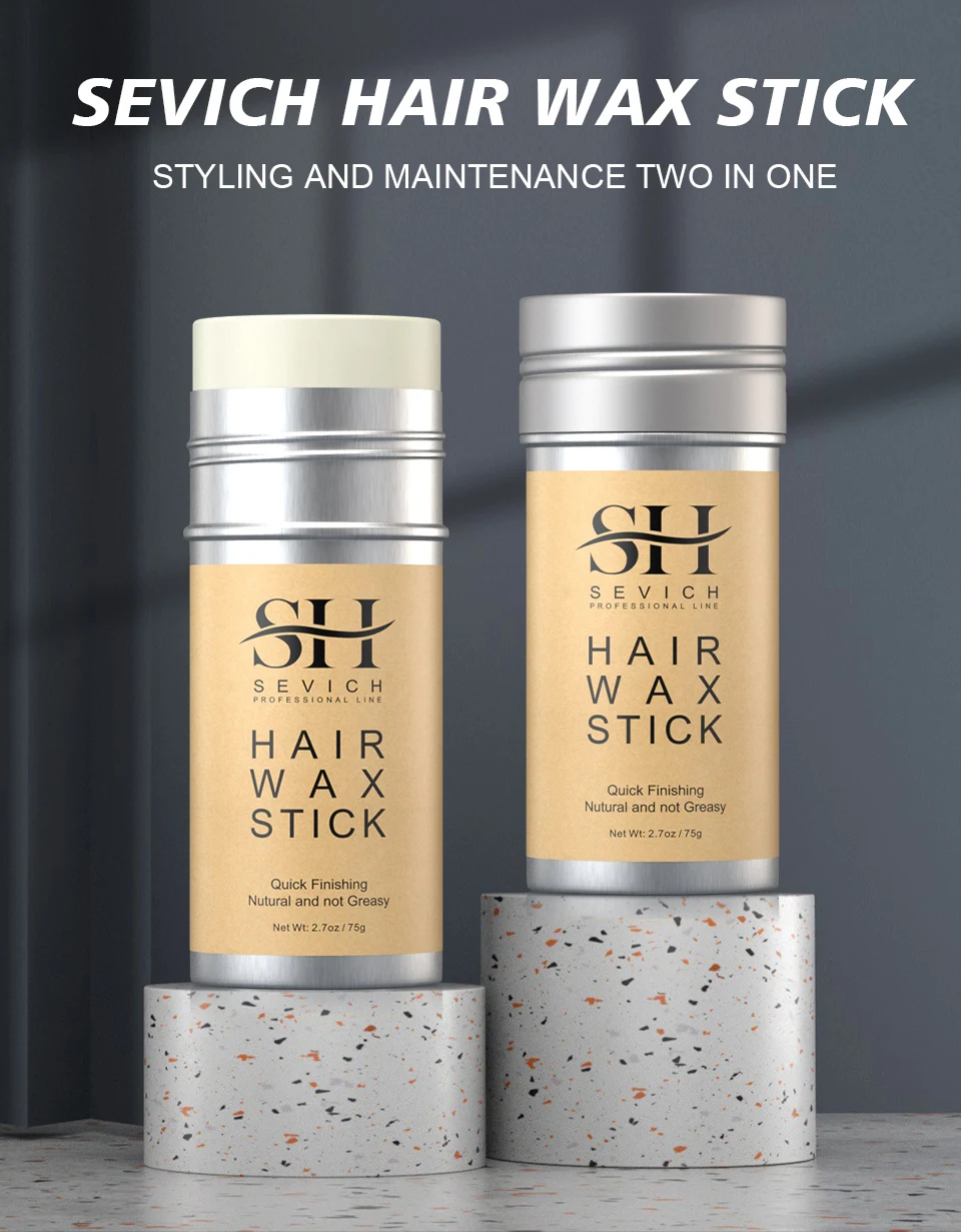 Description Picture 2 of itemSevich 75g Hair Wax Stick Gel Cream Long Strong Lasting Hair Styling Wax Children Men And Women Styling Waxfashion Hair Cream