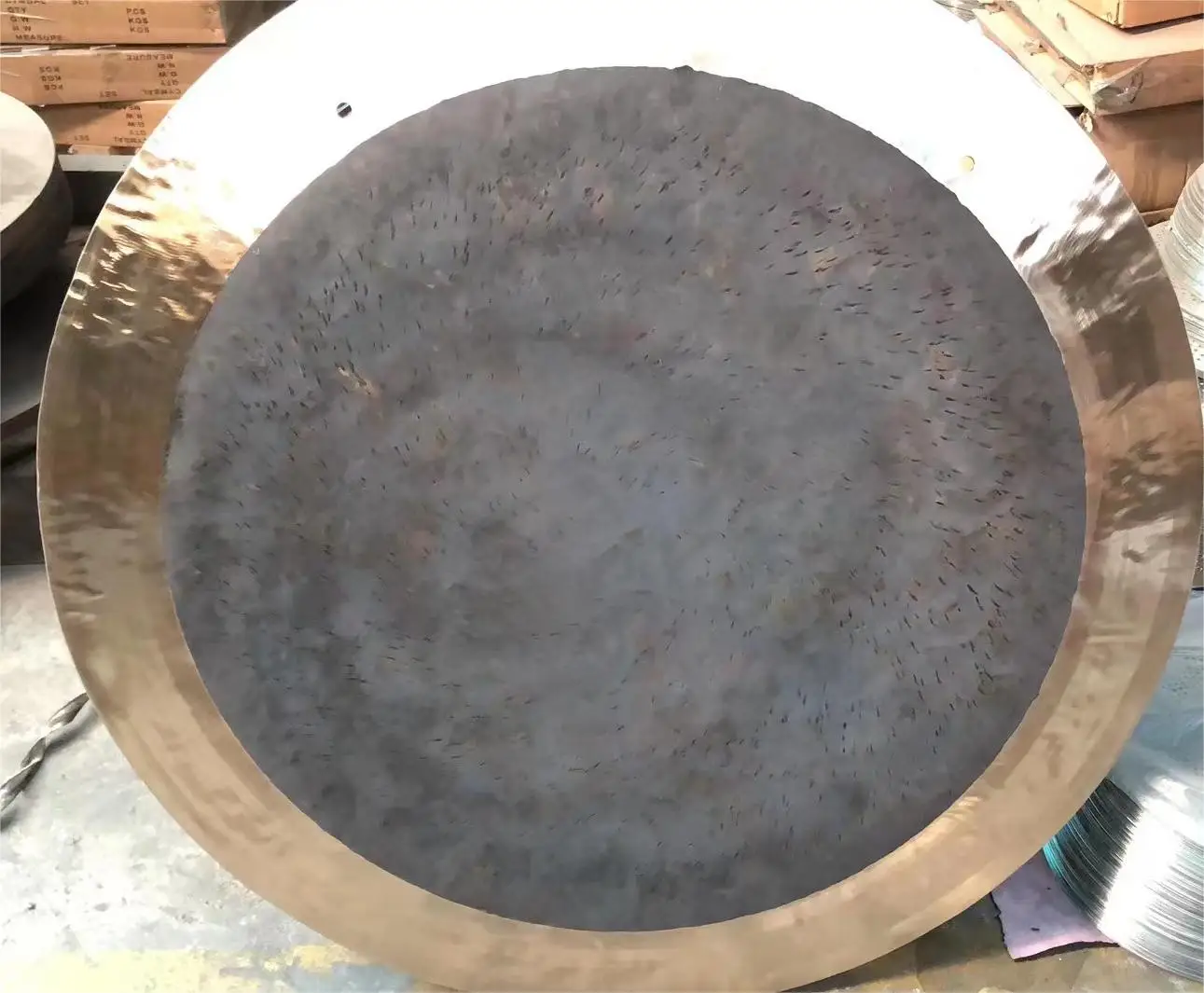 Arborea Sound Healing Gongs 12"-36" Bronze Eclipse Wind Gong free wood mallet Feng Gong Handmade Therapy Sound Bath