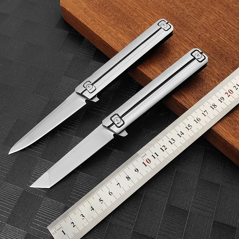 

Outdoors Steel Tactical Folding Knife for Men Portable Camping Survival Self Defense Pocket Knives for Fishing and Hunting