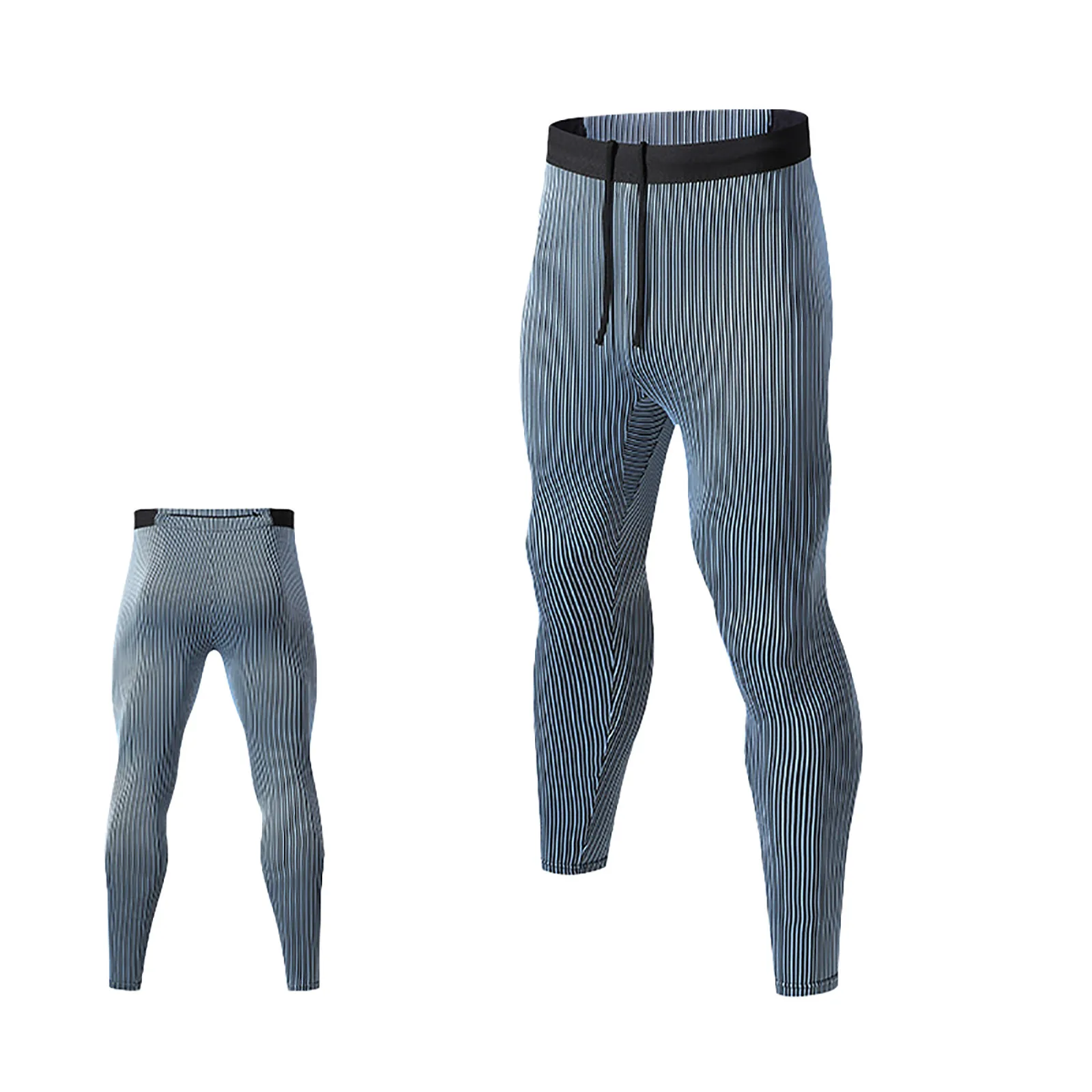Men's Fit Tight Leggings Running Tight Pants Threaded Elastic Fitness Pants Gym Athletic Skinny Push Up Leggings sport jogging trousers
