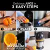 Hands Free Electric Citrus Juicer, 1-Button Juicer Machine, Orange Lime Grapefruit Lemon Squeezer, Easy to Clean Orange Ju 4
