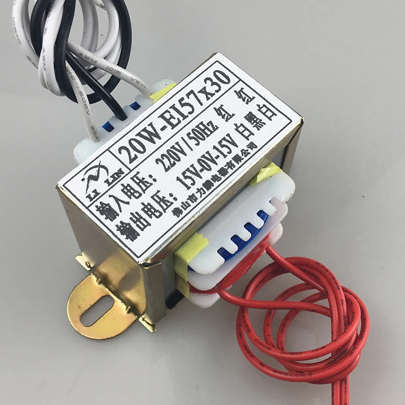 Transformateur EI28 1W - 220V Vers 6V/9V/12V/15V/18V/24V AC, Sortie Simple Ou Double