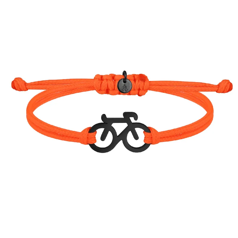 Trendy 2025 Pink Bicycle Pendant Sports Bracelet