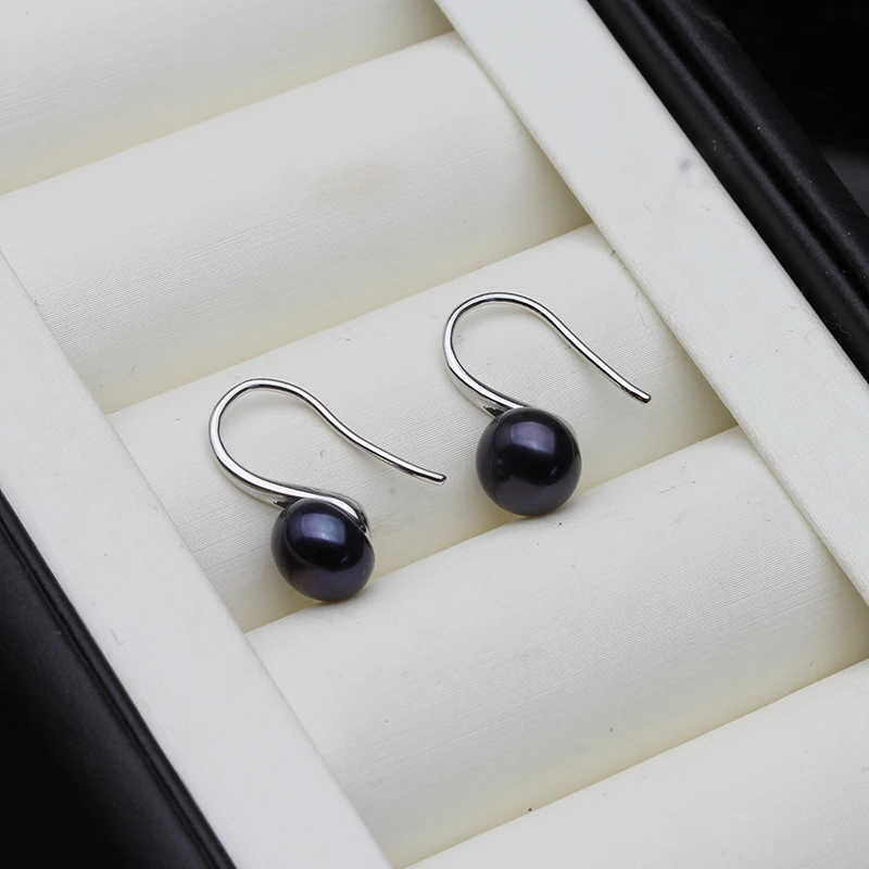 

Small 925 Sterling Silver Earring Zircon For Women,White Bridal Stud Natural Freshwater Pearl Earrings Fine Jewelry Girl Gift