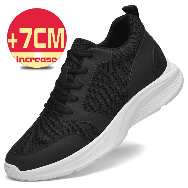 جديد 2024 أحذية رياضية رجل مصعد حذاء كاجوال الارتف...