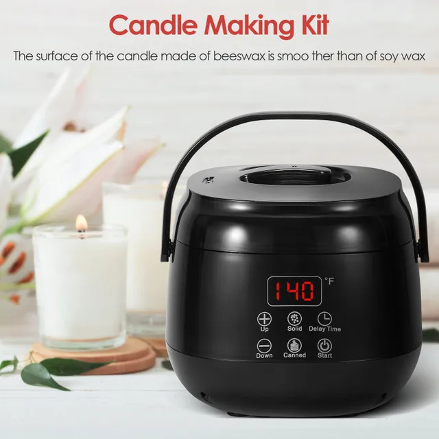 12 LB Electric Wax Melter for Candle Making Melting Furnace with Spout DIY  Handmade Candle Craft stainless steel Wax Heater - AliExpress