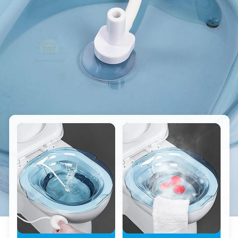 Portable Bathtubs Folding Bidet Maternity Self-Cleaning Private Part Buttock Rinse Perineal Soak Bath Hemorrhoid Treatment Bidet portable ice bath tub inflatable bathtub