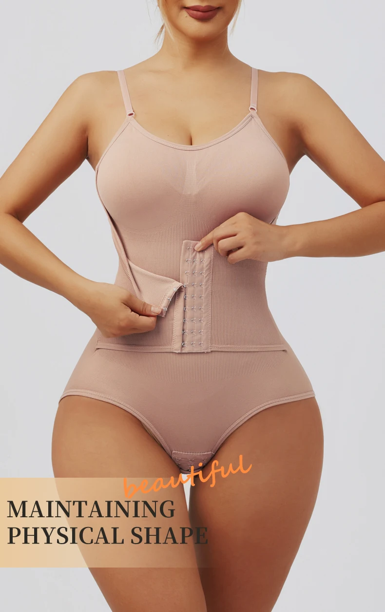 Flarixa-Body con botonadura para mujer, ropa moldeadora adelgazante, corsé reductor, moldeador de cuerpo, ropa interior modeladora, bragas con Control de barriga