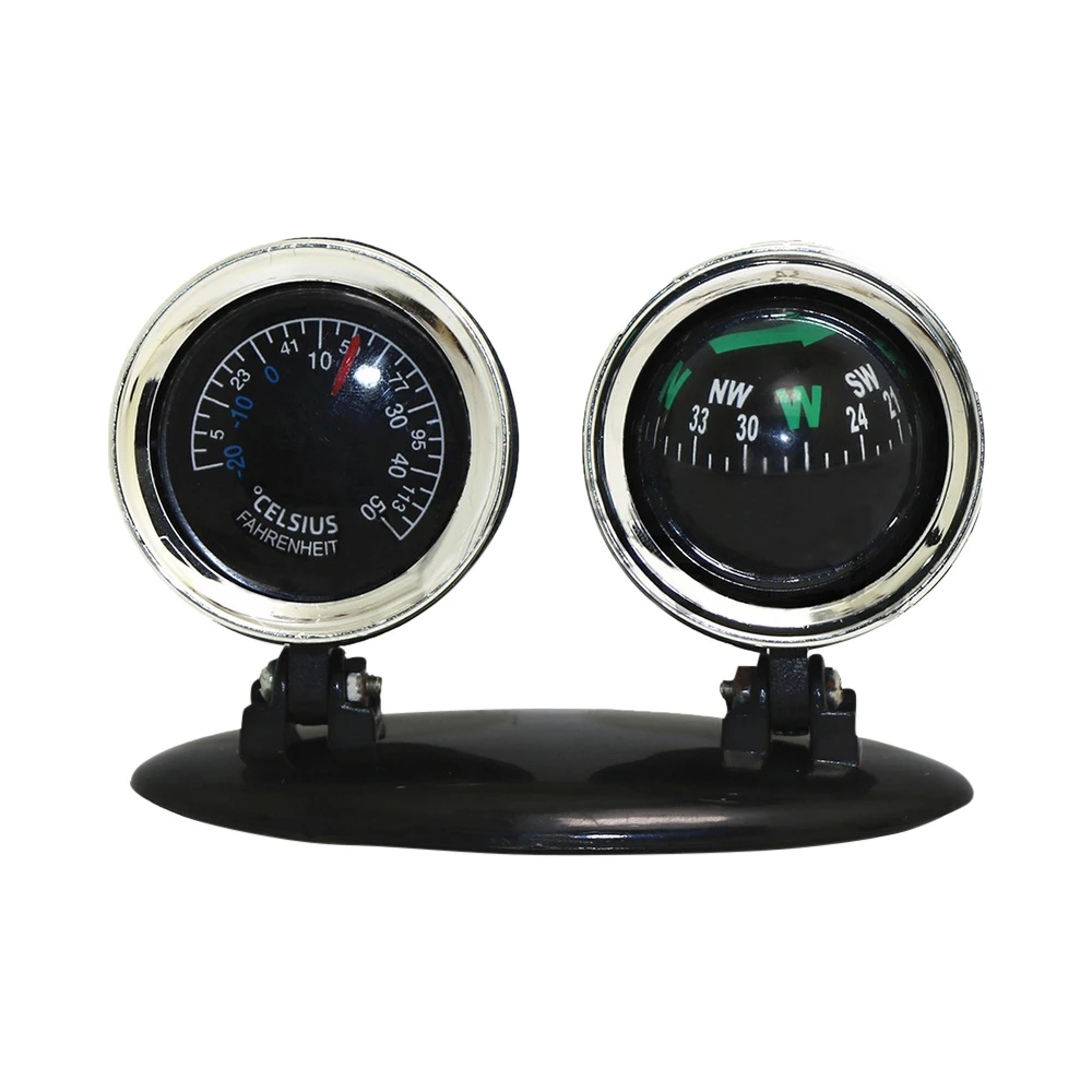 2 In 1 Auto Kompass Thermometer Armaturenbrett Ornament Innendekoration Auto Zubehör Für Anhänger Lkw Off Road 4x4 – Detail 3