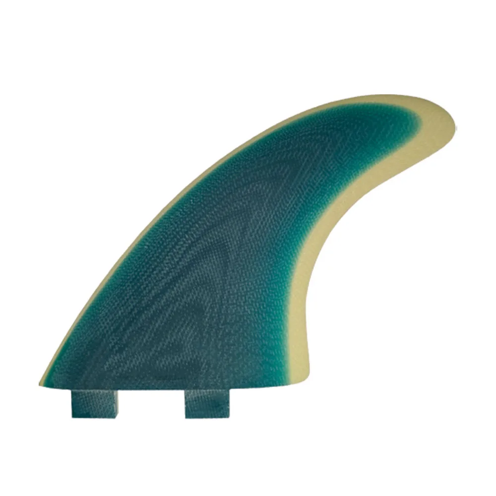 Surfboard fin 2 + 1 FCS1 3 patchwork color 5.15inch 5.51inch fiberglass surfboard propeller fins can be used as double fin
