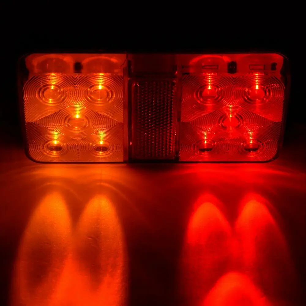 12V 2W 10 LED Truck Car Trailer Rear Tail Light Stop Indicator Lamp Taillight Turn Signal Lamp Waterproof Shockproof Rear lights led tail lights