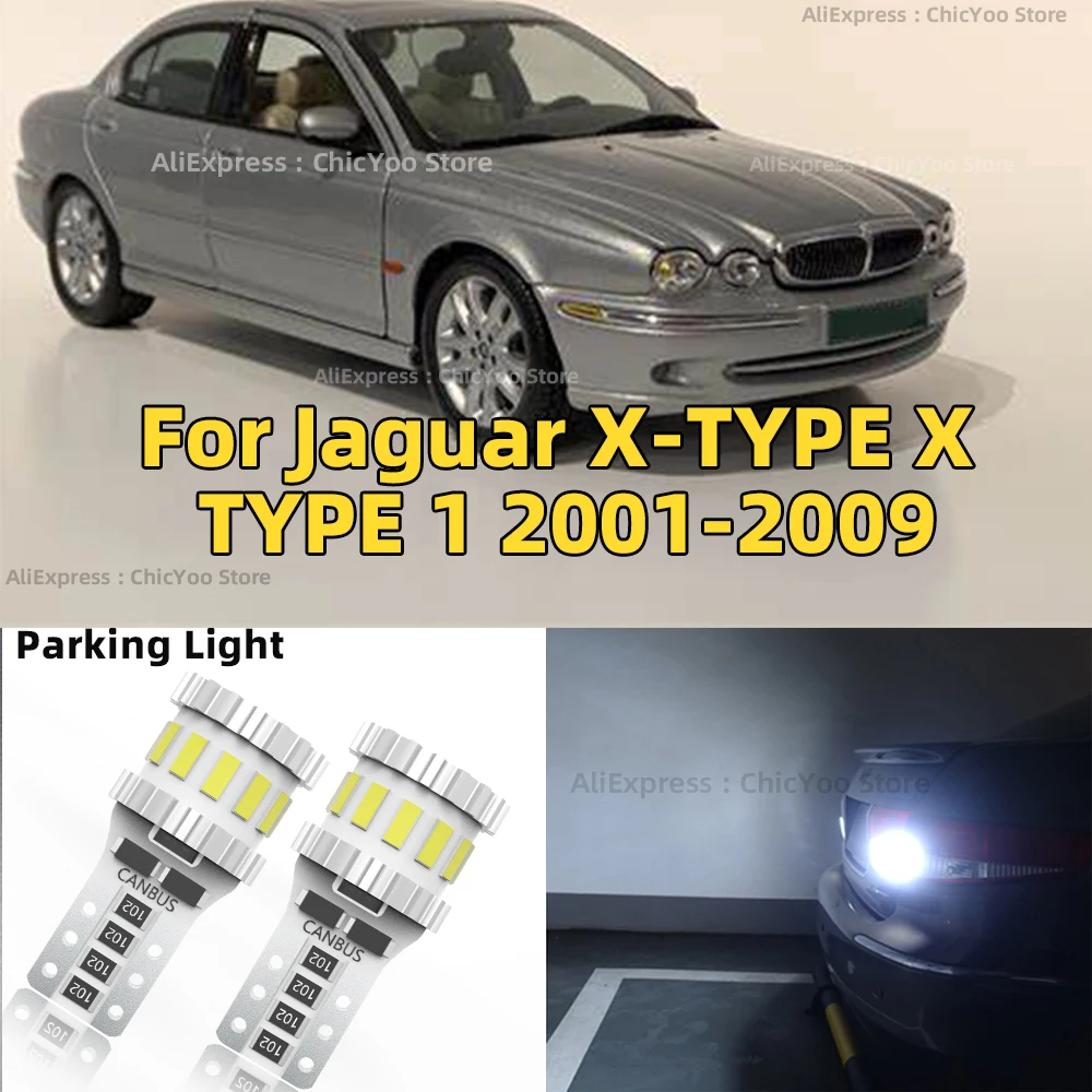 2 Ampoules LED W5W T10 1W Blanc Pur Xénon - Pour Jaguar X-Type Estate - Marque RPS - Neuf
