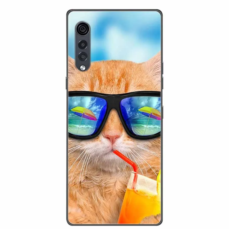 TANYO Cover per LG Velvet (5G / 4G), Custodia TPU Silicone con Supporto, Protettiva Armor Custodie con Antiurto Bumper, Case Protezione Armour Caso, Blu