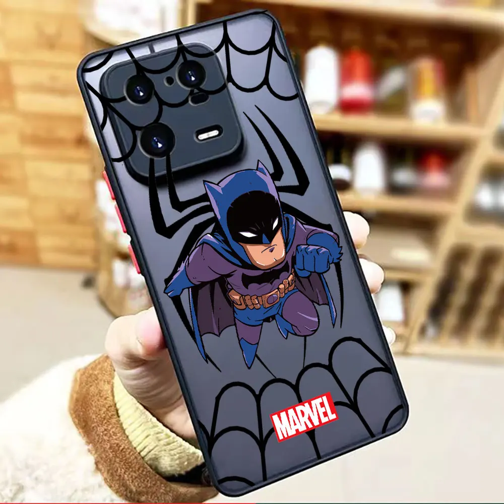 thumbnail image 1 of Funda mate para Xiaomi 13 12 12S 12T 11 11T 10 10T 10S 9 8 6X 5X PRO LITE 5G Funda Coque Shell Marvel Avengers Anime dibujos animados, 1 of 5