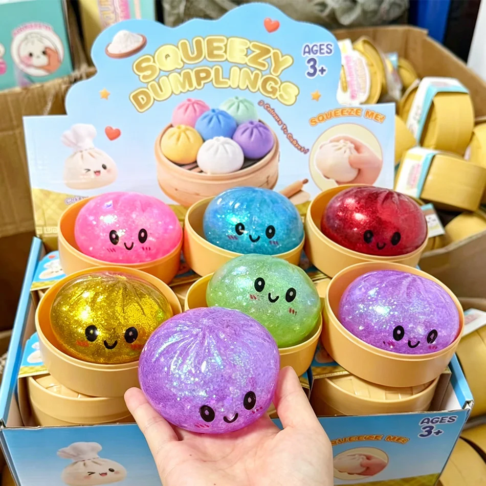 Dumpling Squishy Mysteries: Stress Relief Fidget Toy & Party Gift