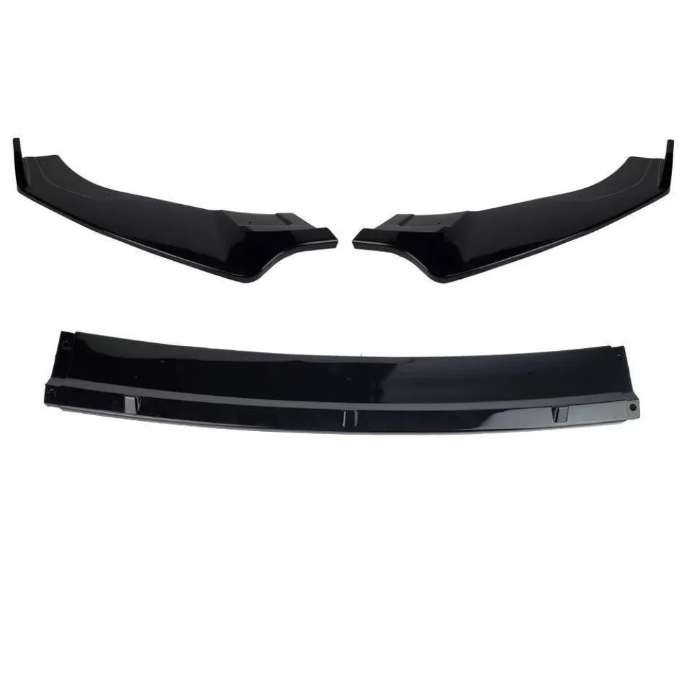 폭스바겐 골프 7 7.5 GTI R 라인 R 2014-2020용 3PCS 맥스 스타일 프론트 범퍼 립 스플리터, 외부 튜닝 바디 키트 부품 업그레이드