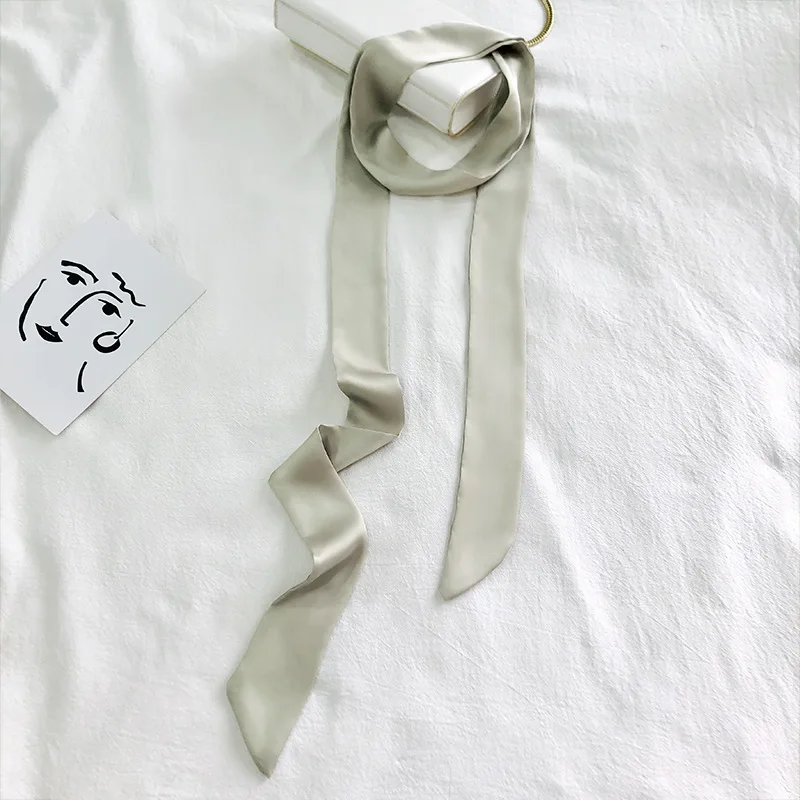 Elegant Silky Satin Hair Scarf & Fashion Accessory