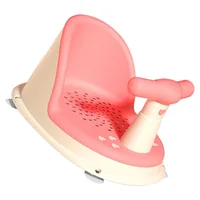 Baby Bath Seat Shower Chair Durable Backrest Non-Slip Suction Cup Baby Bathtub Seat Toddler Bath Chair for Sitting Up