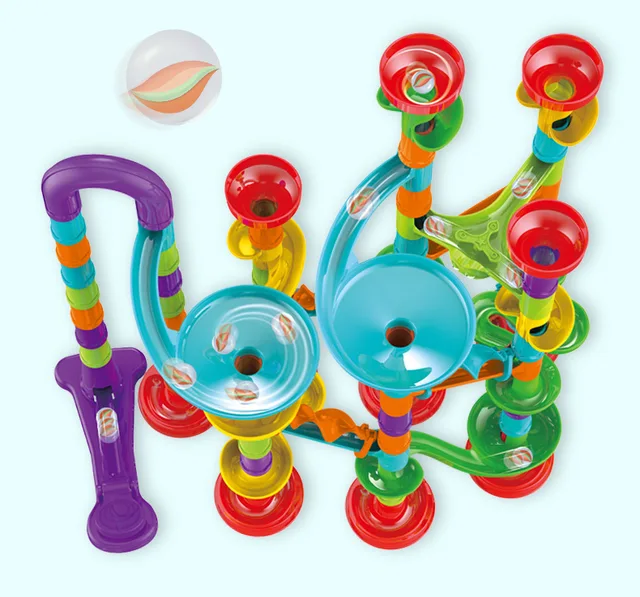 Marble Run Toy - 142 Pieces