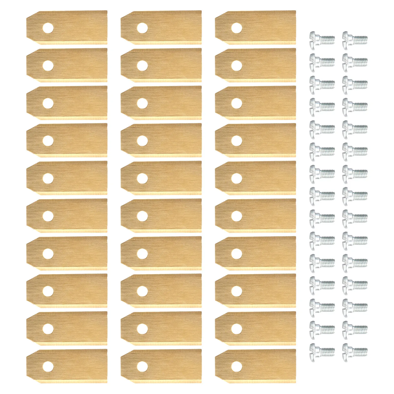Premium-Ersatzklinge für Roboter-Rasenmäher-Set, 43 mm lang, Titanbeschichtung für bis zu 40 % mehr Mähzeit – Detail 31