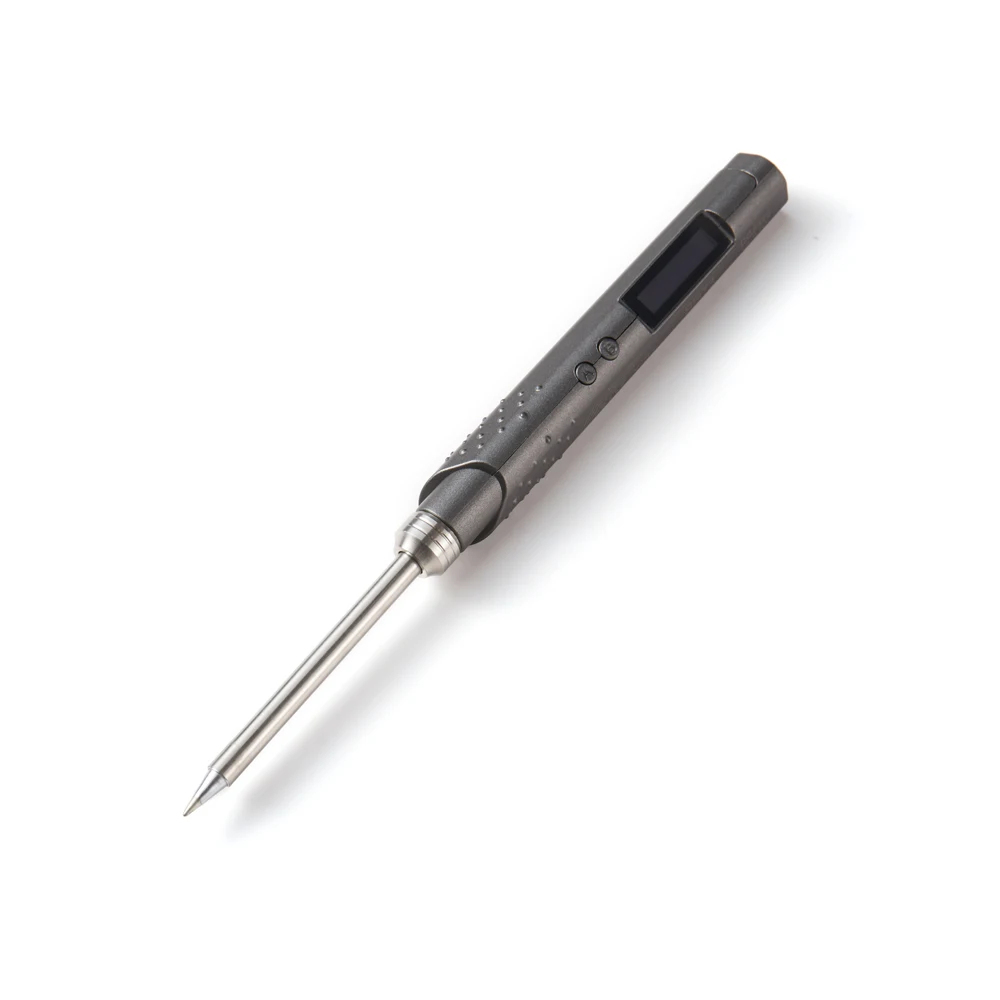 SH73 OLED Mini Electric Soldering Iron Adjustable Temperature Portable Solder Welding Station SH-K KU C4 BC2 B2 Tip tool Not T12 2