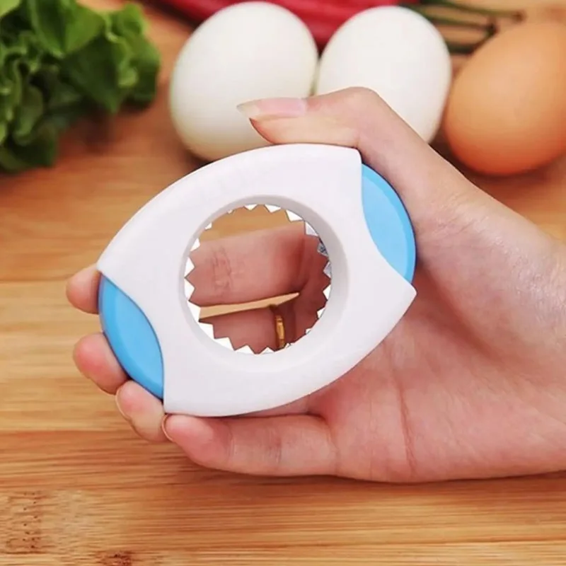 Practical Metal Egg Topper Cutter Shell Opener Steel Boiled Egg Open Creative Boiled Opener Kitchen Tools