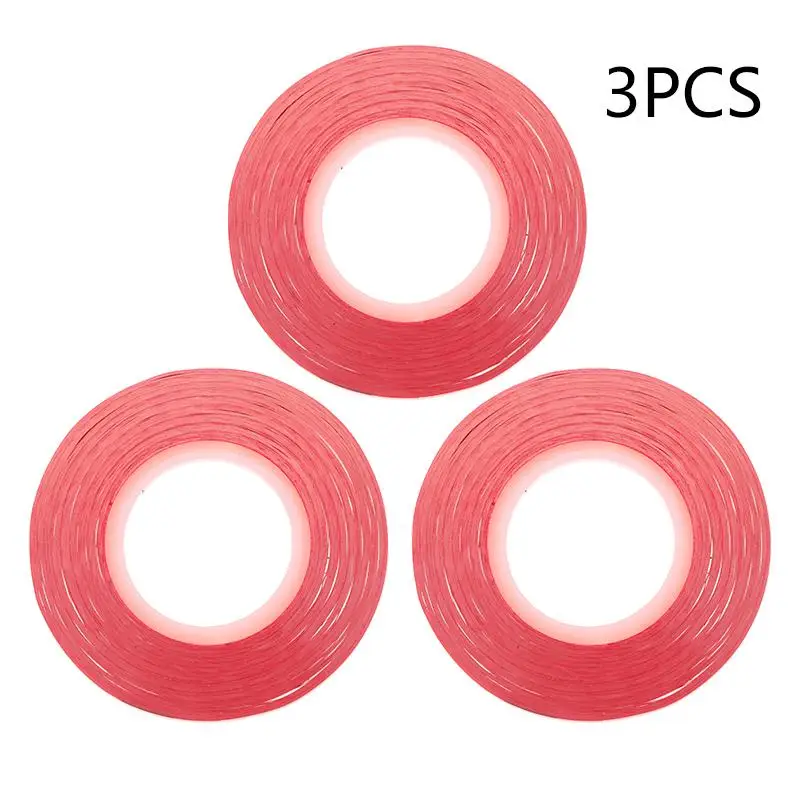Red Cassette Splicing Tape for Audio Repair - 1/8 Replacement Leader Tape in Sets of 1, 3, or 5 PCS