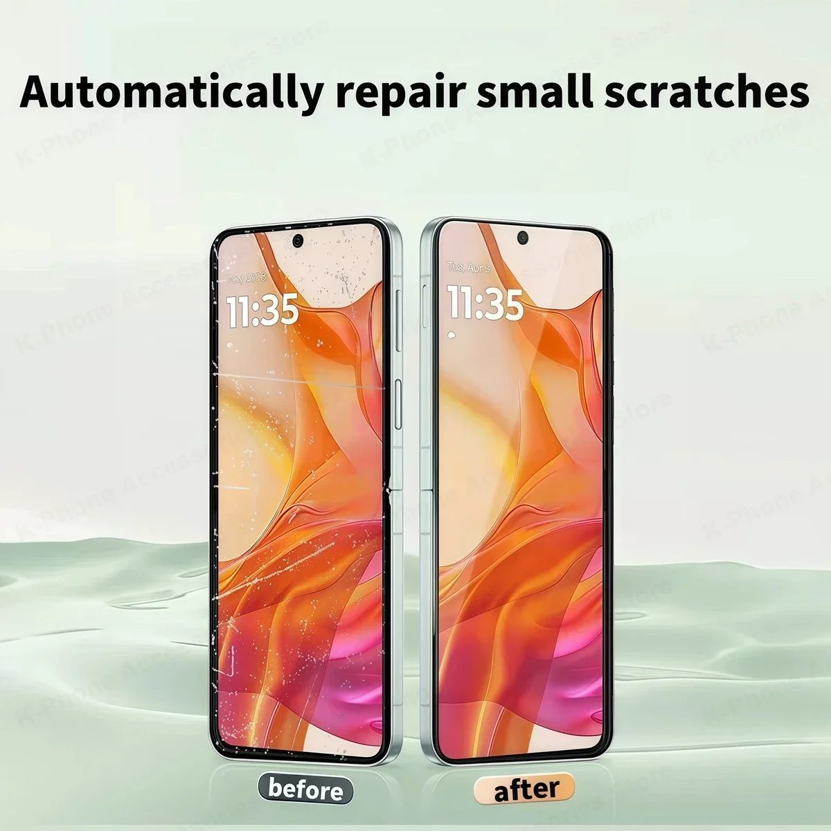HD Matte Hydrogel Screen Protector with Oleophobic Coating
