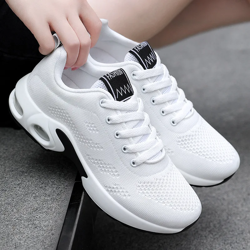 

Women's Running Shoes Fashion Breathable Lady Casual Shoes Mesh Sneakers Lace-Up Outdoor Sports Tenis Para Hombre Shoe for Women