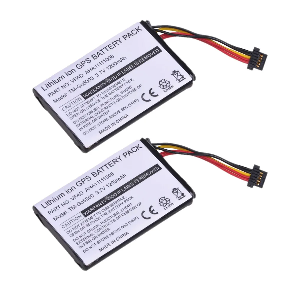 Batteria Ricambio Per TomTom Go 6200, 6100, 6000, 5000, 600, 500 - Modello AHA1111008 - Foto 2