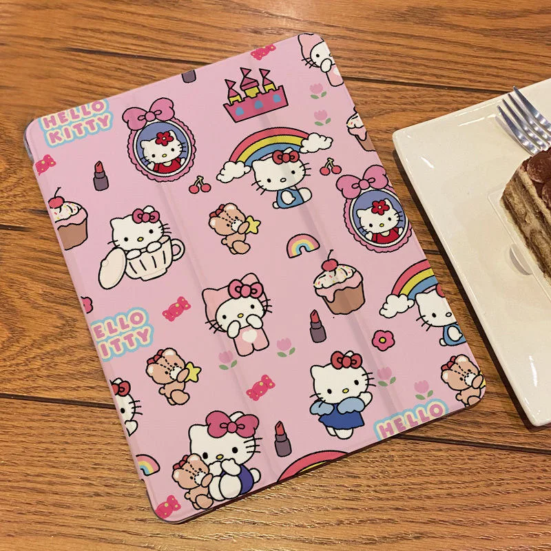 

Sanrio HelloKitty Pochacco With Pen Slot For iPad Air 2021 10.2 Case Mini 6 Air 4 10.9 Silicone Protective Case iPad Pro 11 Gift