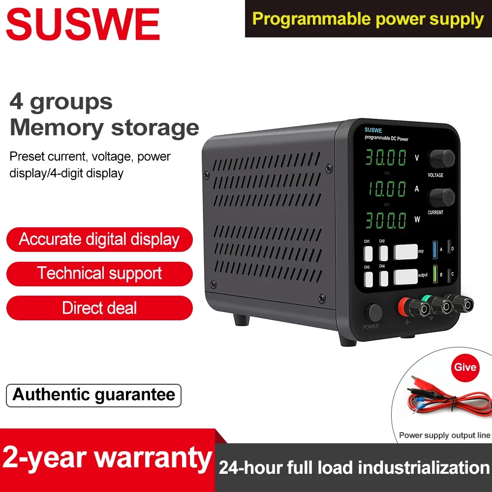 조절식 디지트 디스플레이 실험실 전원 공급 장치, 120V 3A DC 전원 공급 장치, 전압 조정기, 수리용 60V 5A 120V 3A 30V 10A