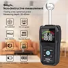 Non-invasive Digital Spherical Contact Wall Flooring Wood Moisture Meter Pinless Detector Digital Pinless Moisture Tester 3