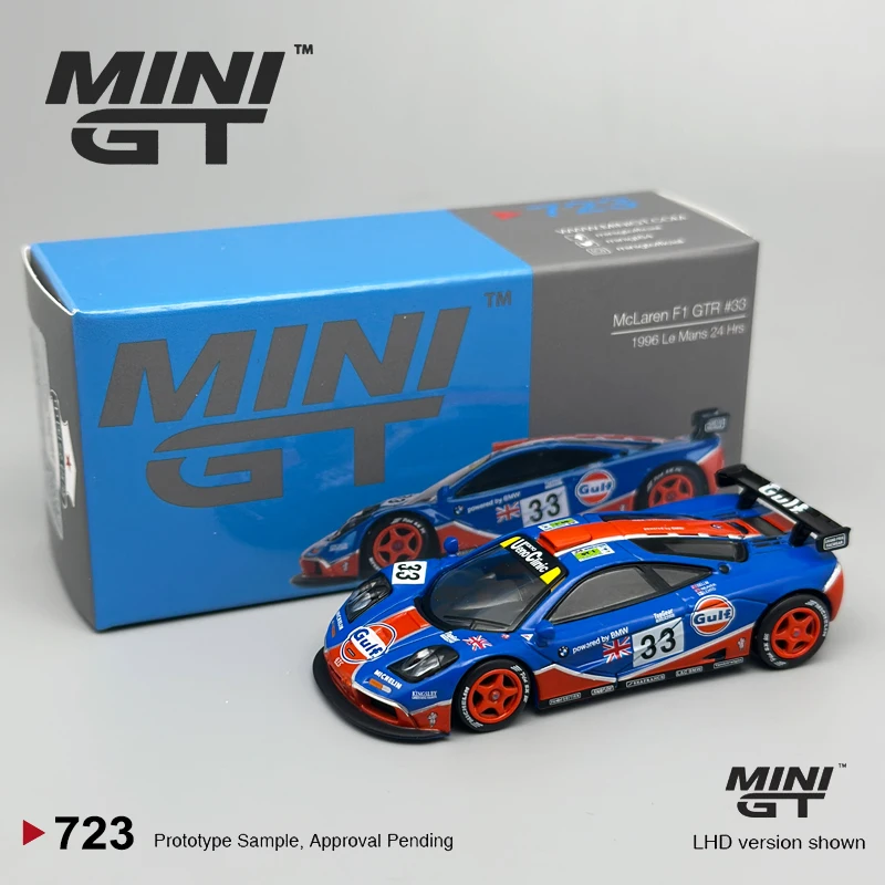 MINIGT 1:64 McLaren F1 GTR #33 1996 Le Mans 24Hr Alloy car Model 723