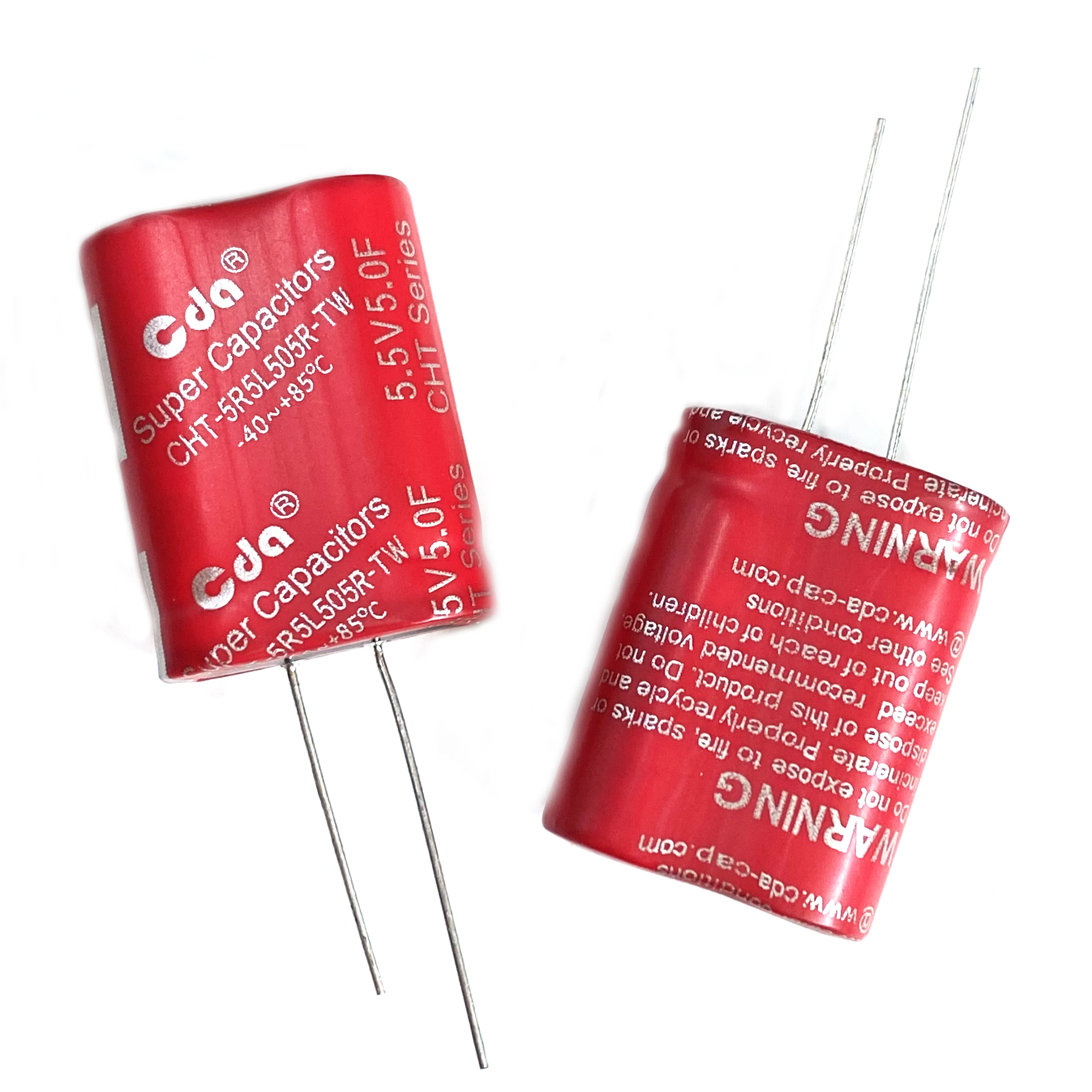 Cht Super Condensatori Cda 5.5V 5F Cht-5R5L505R-Tw Supercondensatori Farrah Supercaps