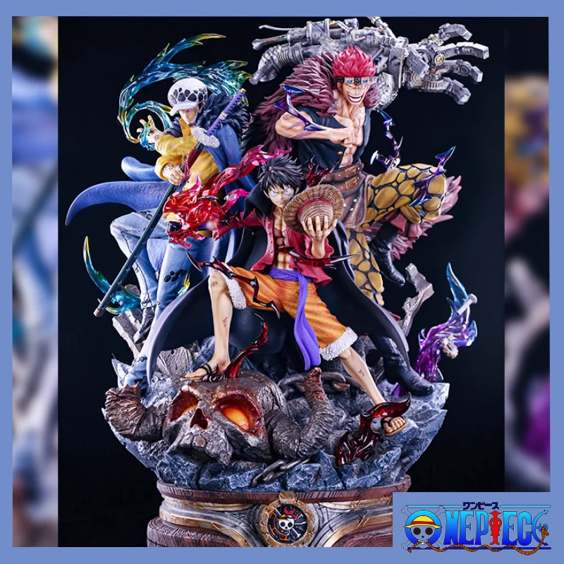 Фигурки аниме, 33 см, цельнокроеные, обезьянка, D, Луффи, фигурка Dressrosa Arc, Trafalgar, закон, модель Gk, искусственная кукла, коллекционные игрушки, подарки