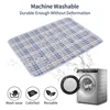 Dog Pee Pad Washable Absorbent Reusable Plaid Style Pet Training Mat Home Outdoor Seat Cover Dog Toilet Mat лежанка для собак 5