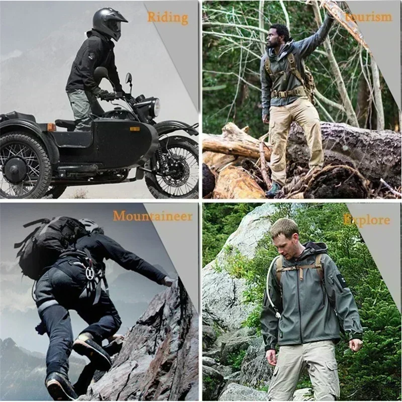 New Military Aviation Boeing 737-Max Fleece Warm SoftShell Jackets for Men Outdoor Tactical Shark Skin Man Jackets Coats 4