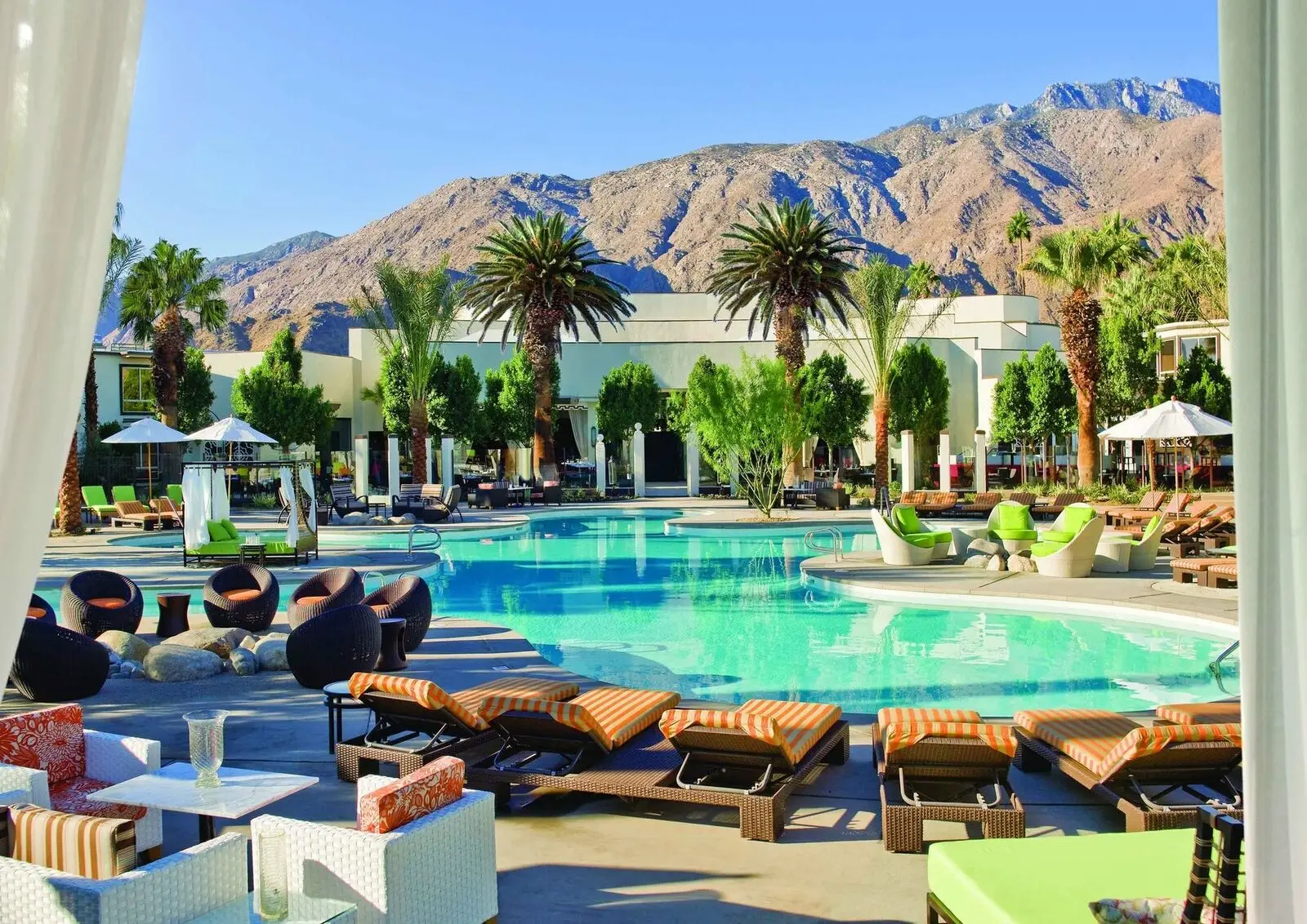 

PALM SPRINGS - Lifestyle Art Picture Print Silk Poster Home Wall Decor