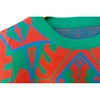 Summer Vintage Patchwork Geometric Pattern Knitted Sweater Women Fashion O-Neck Short Sleeve Knitted Pullover Tops Knitwear 3