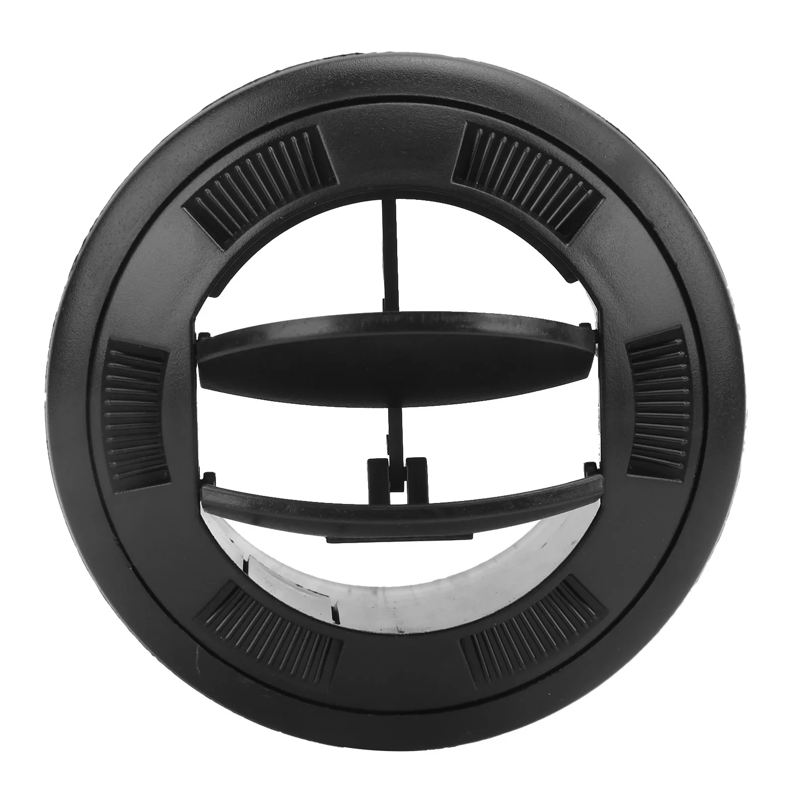 75mm 대시보드 에어컨 디플렉터 아웃렛 블랙 라운드 벤트 버스 RV 자동차 에어컨 벤트용 유니버설