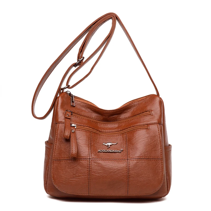 thumbnail image 1 of Nuevo bolso de hombro de piel sintética suave, bolsos de lujo para mujer, bolsos de diseñador de gran capacidad, bolso cruzado para mujer, bolso principal, 1 of 5
