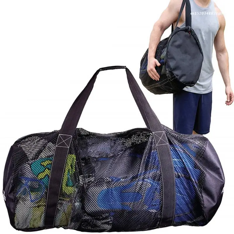 

Portable Mesh Tote For Slipper Tie Diving Equipment Mesh Dive Bag Large Capacity Hot