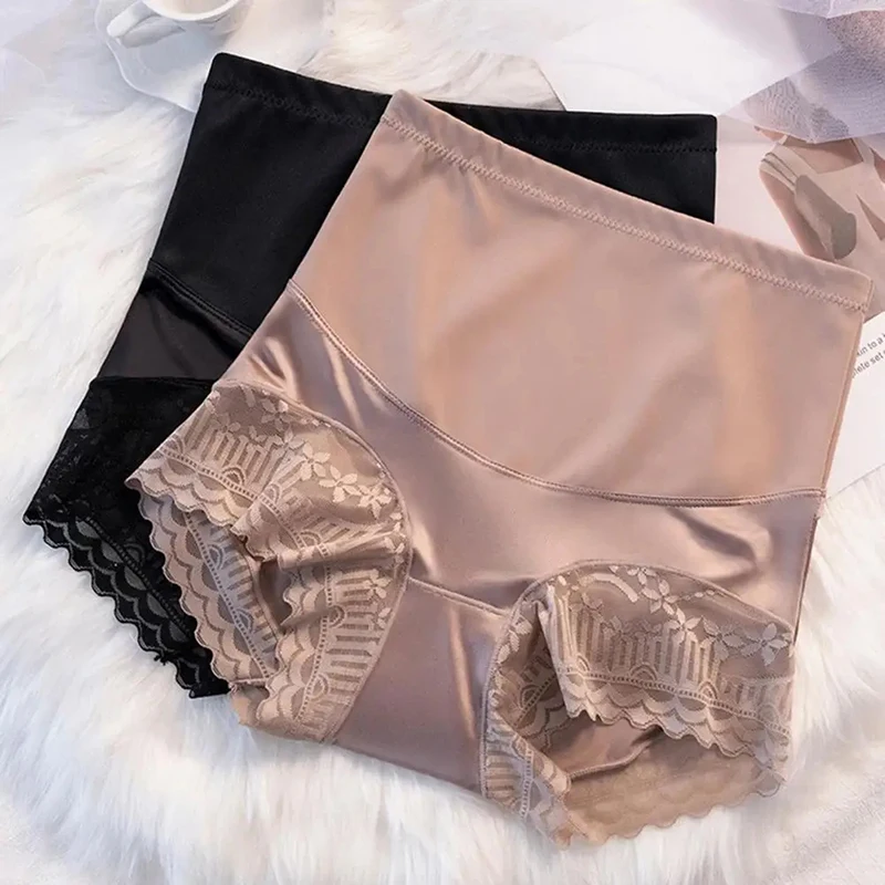 

Seamless High Waist Lace Slimming Underwear Postpartum Shapewear Panties Women's Abdomen Butt Lifter Briefs Body Shaping Pants
