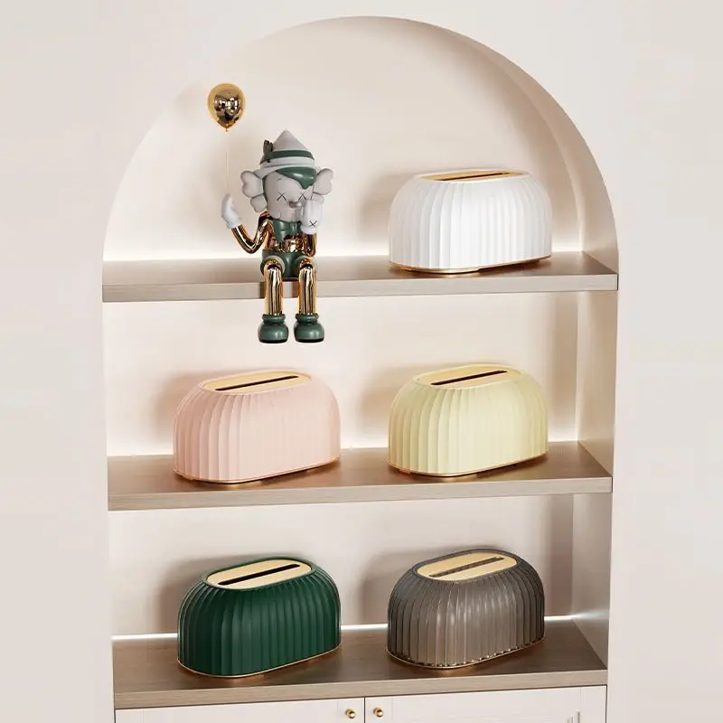 Nordic Elegant Tissue Boxes Style Paper Container Holder Storage Case For Living Room Dining Rooms Home Hotel Table Decoration 3
