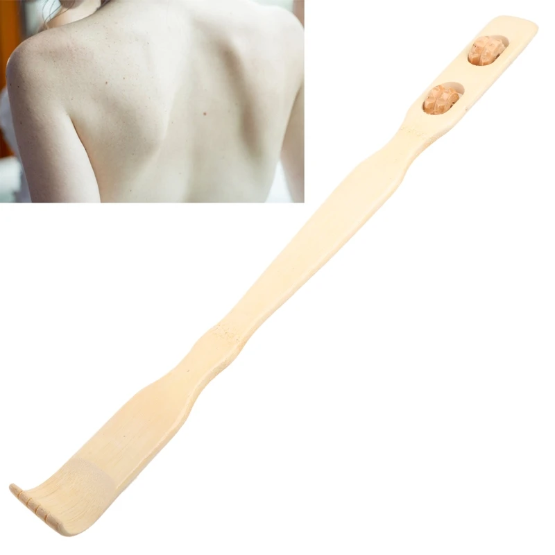 

1PCS Wooden Body Roller Backscratcher Durable Bamboo Massager Back Scratcher