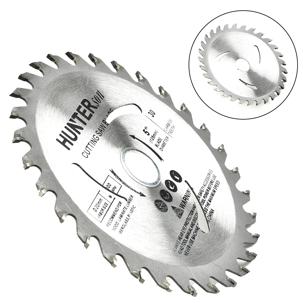High Quality Saw Blade Saw blade Replacement Part Replace Accessory Equipment Wood Woodworking 125mm 20mm Bore