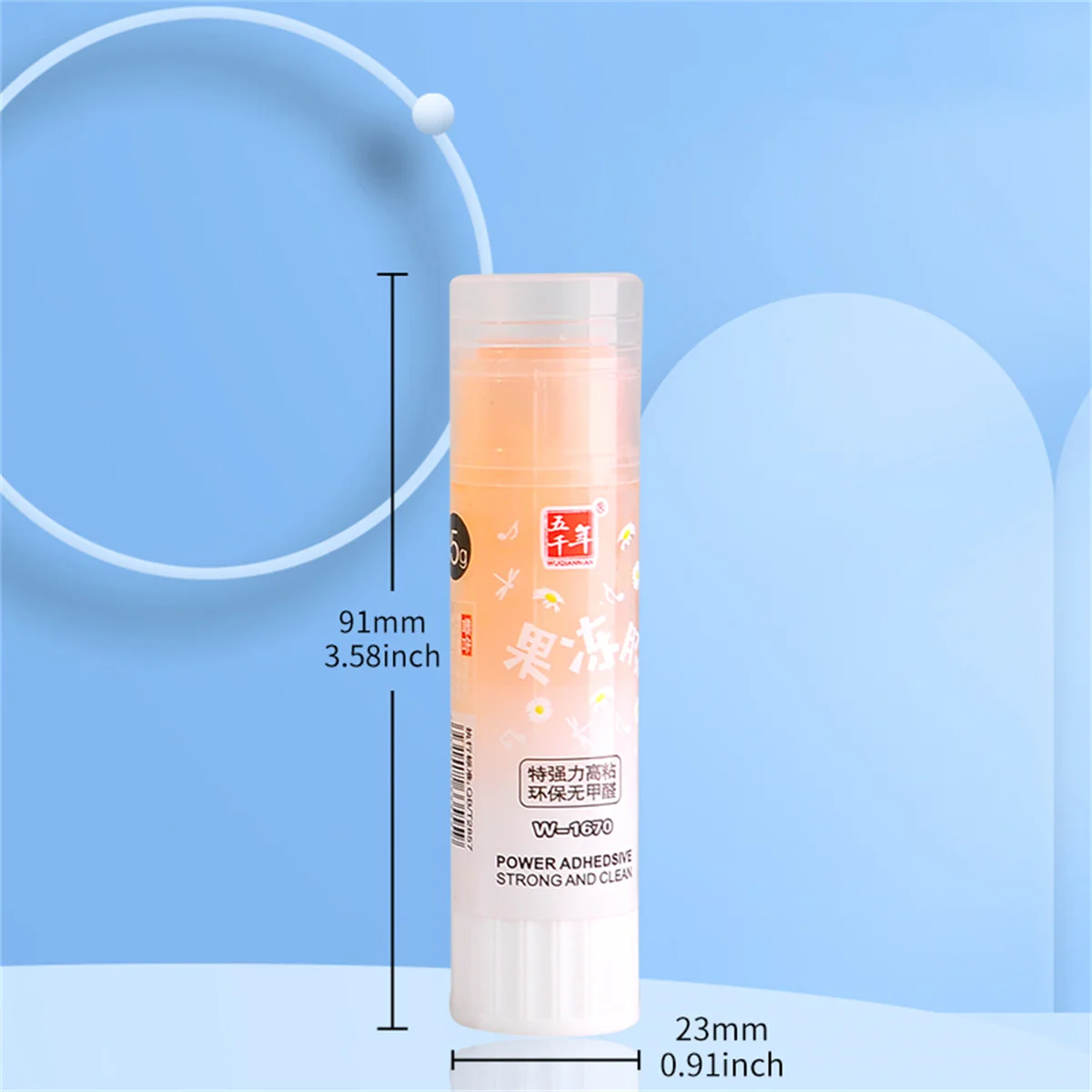 WQNSchool 용품 15g 젤리 스틱 Kawaii 학교 바 편지지 스타킹에 접착제 강한 접착제 유용한 미적 용품 포스터